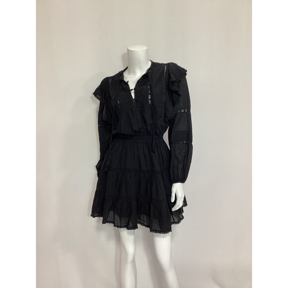 Little Moon 'Monaco' Black Dress Size S - Picture 2 of 4